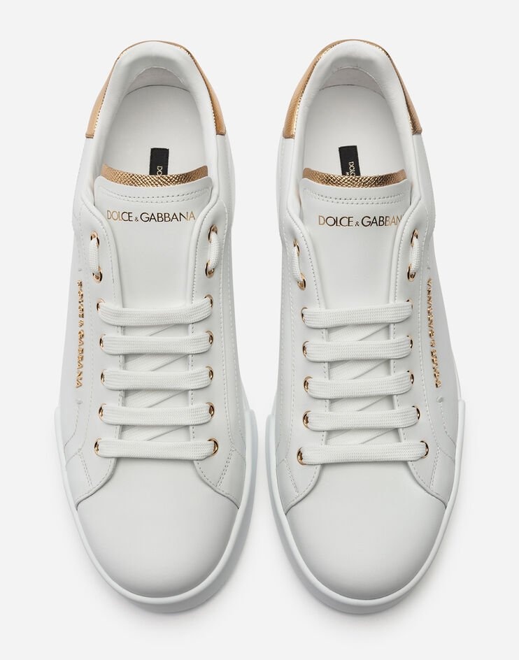 Calfskin nappa Portofino sneakers - 4