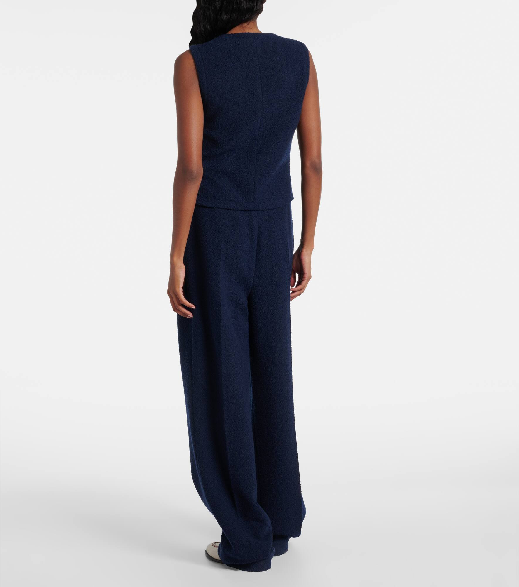 Cashmere and wool-blend vest - 3