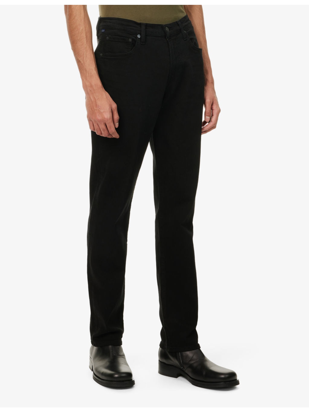 Elijah straight-leg relaxed-fit stretch denim-blend jeans - 3