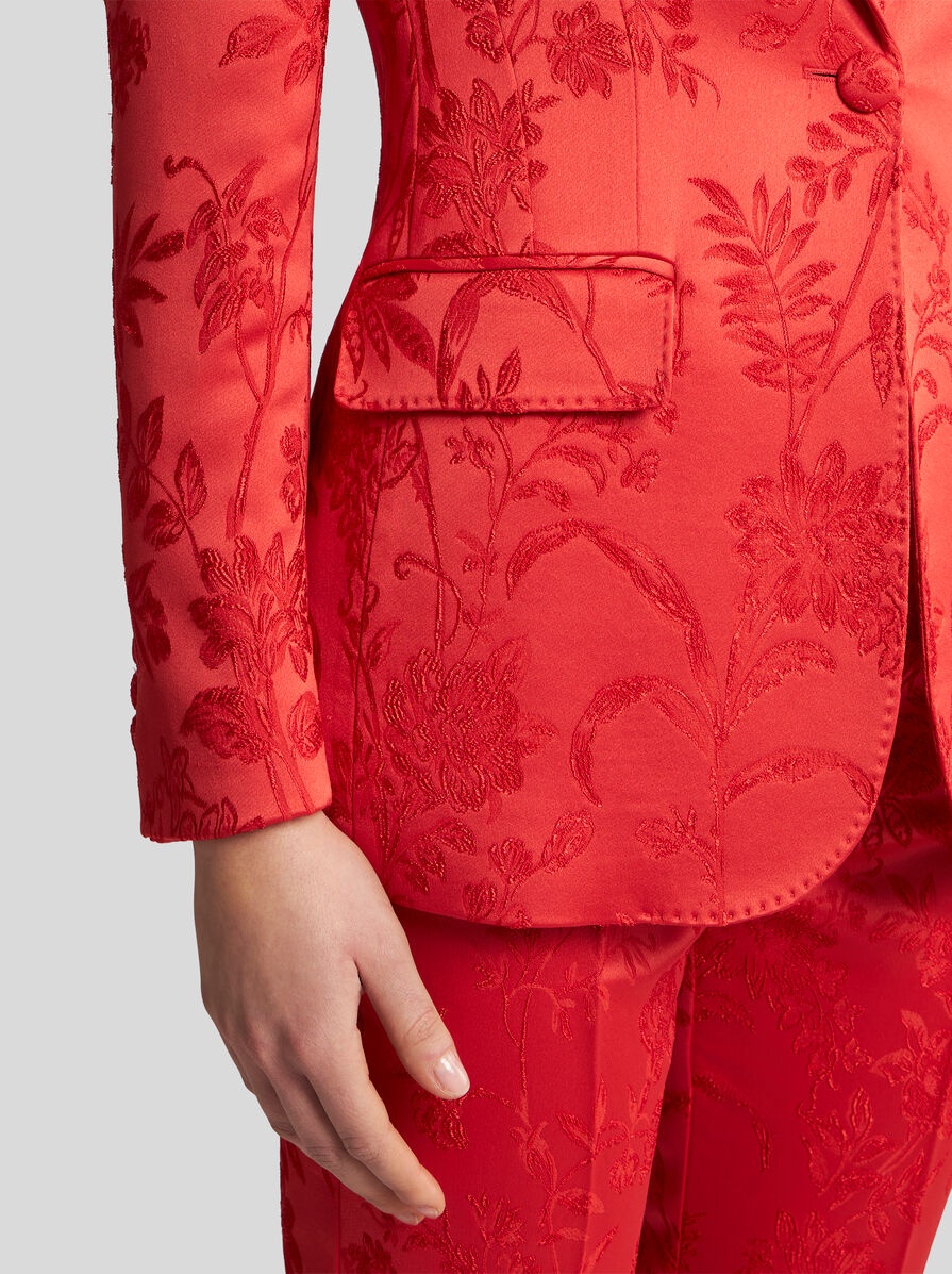 JACQUARD BROCADE JACKET - 2