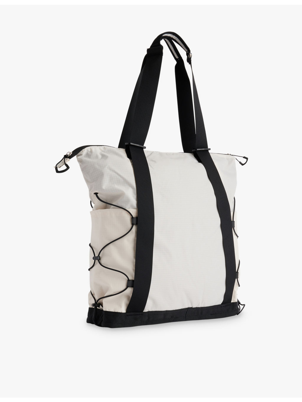 Borealis brand-print recycled-nylon tote bag - 4