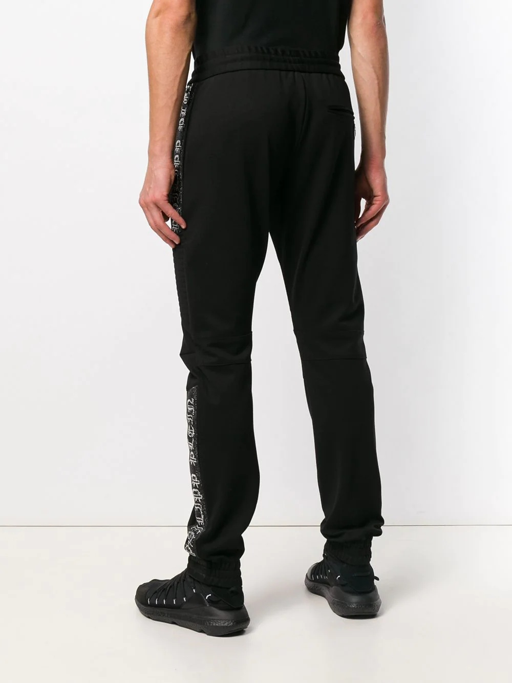 logo band track pants - 4