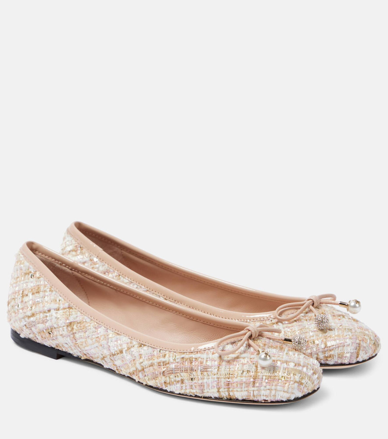 Elme tweed ballet flats 1