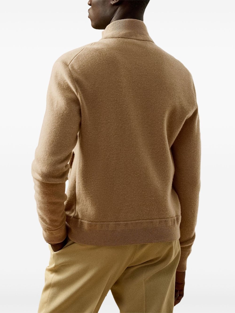 high-neck cardigan - 4