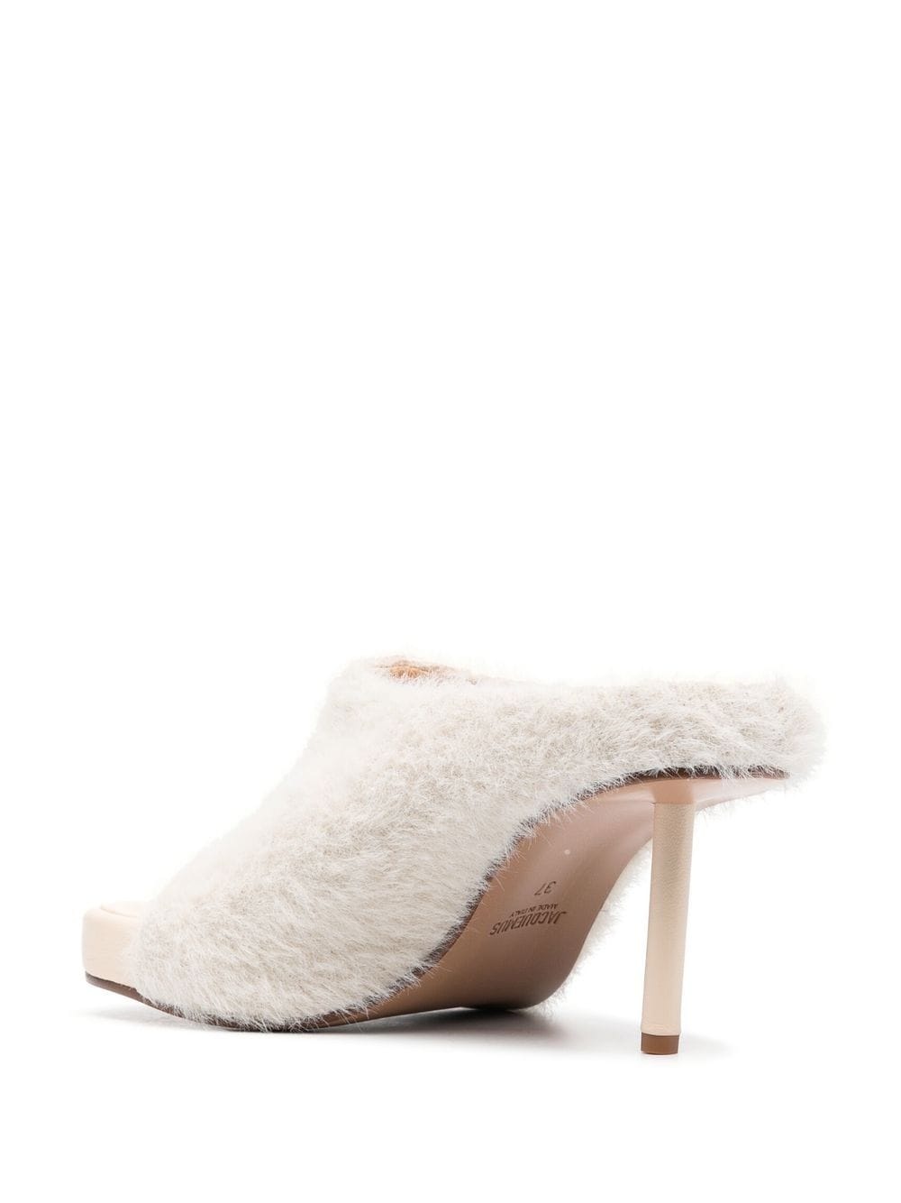 100mm knitted square-toe mules - 3