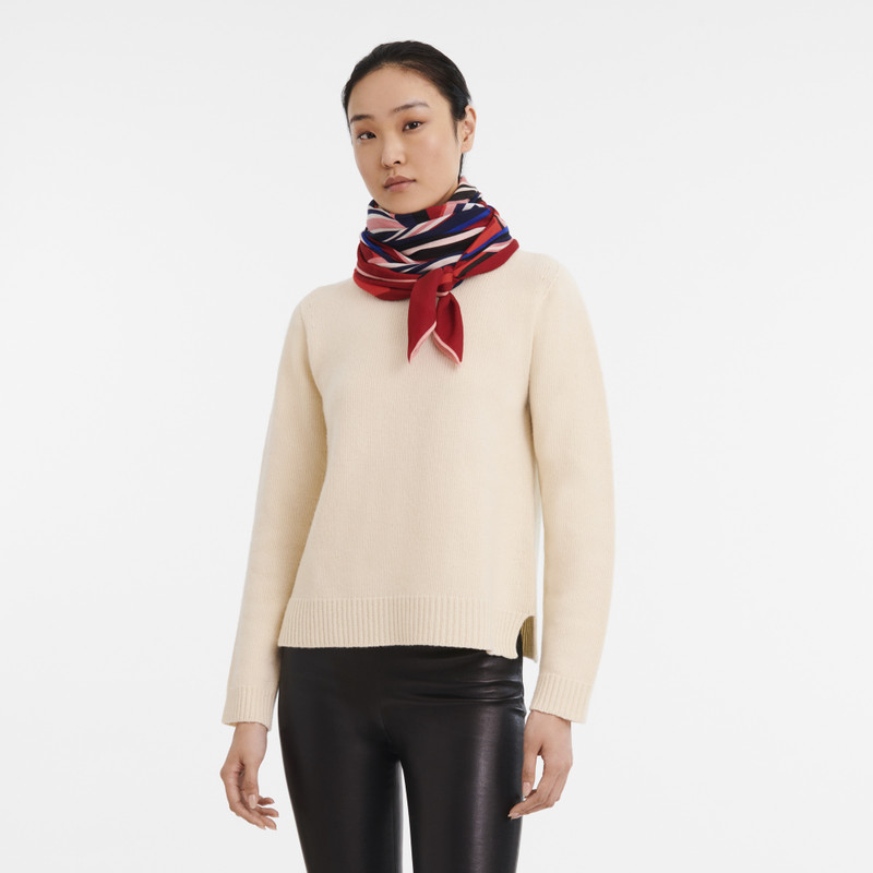 Longchamp Cocarde Longchamp Stole Mahogany - OTHER outlook