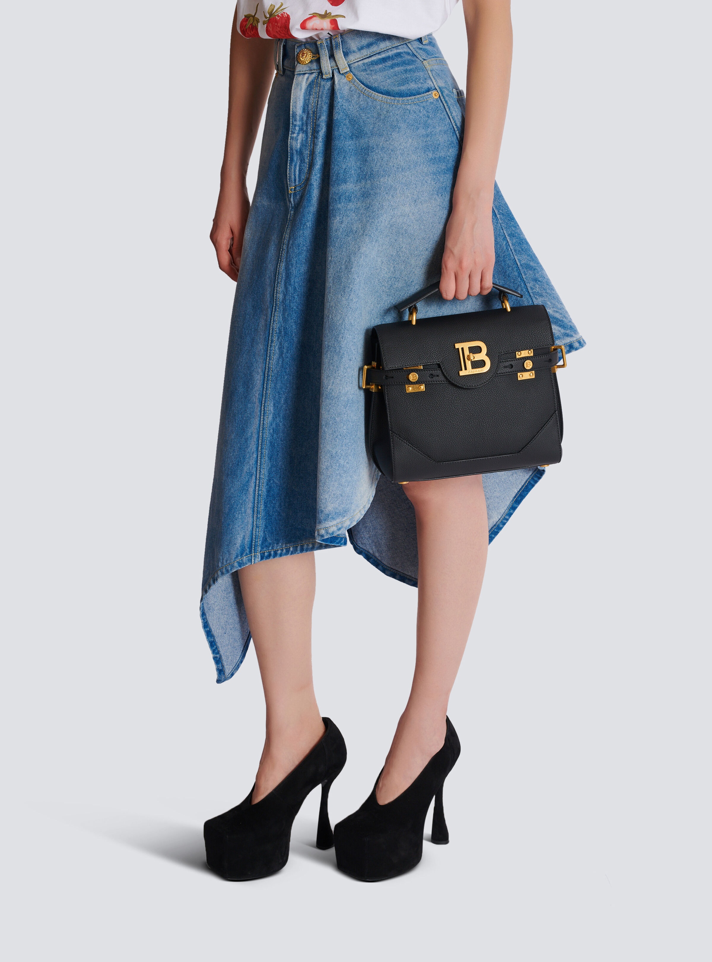B-Buzz 23 grained leather bag - 8
