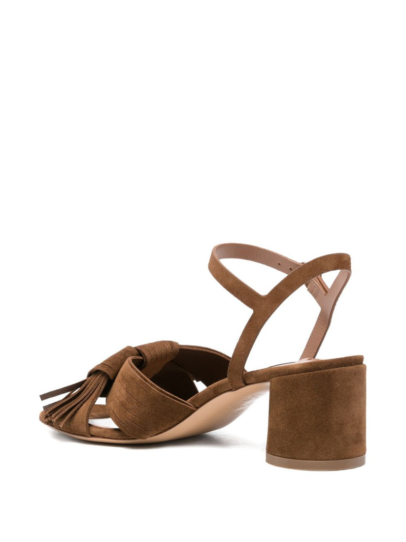fringe-detail knotted sandals 3