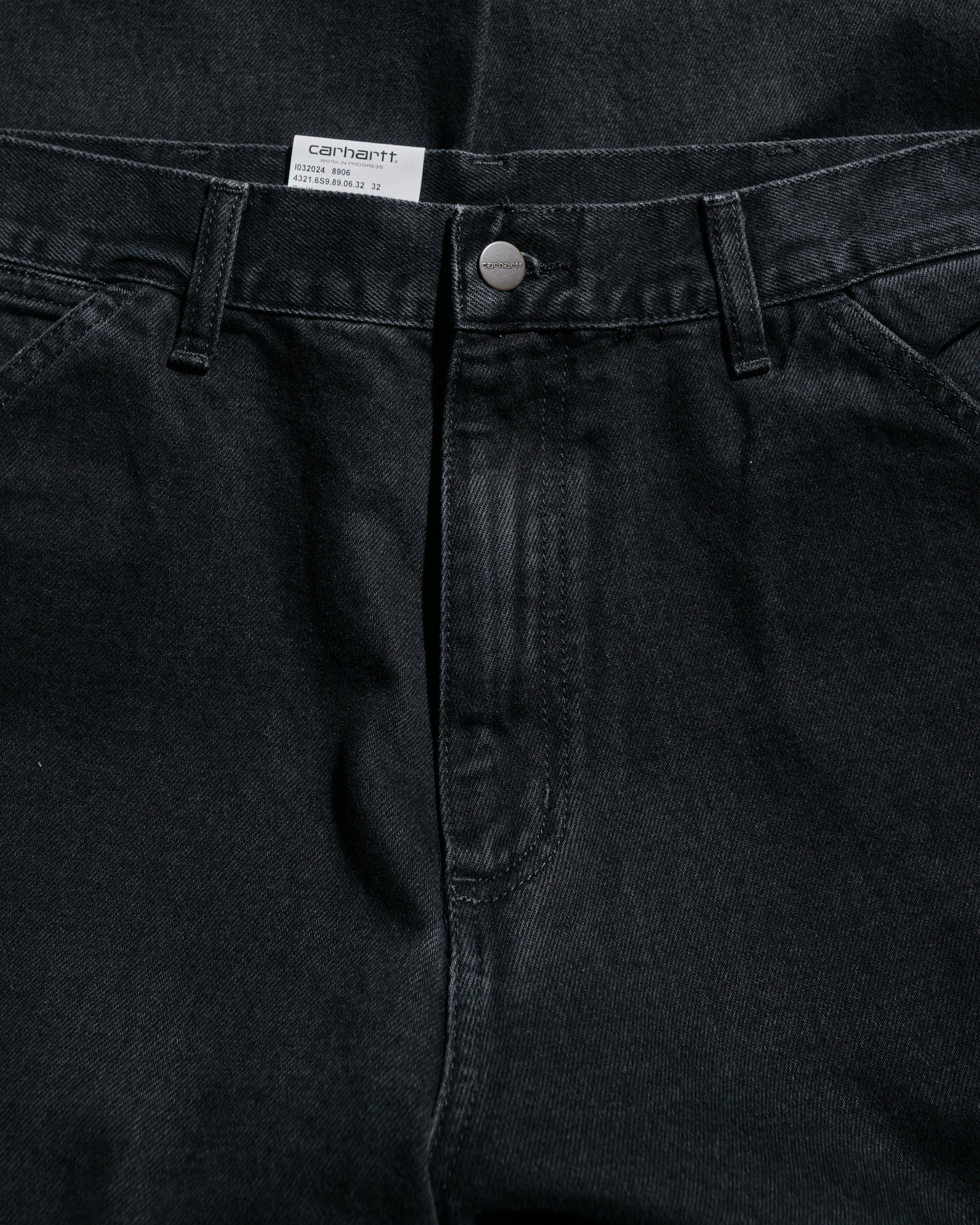 Carhartt W.I.P. Single Knee Pant Black Stone Washed - 5