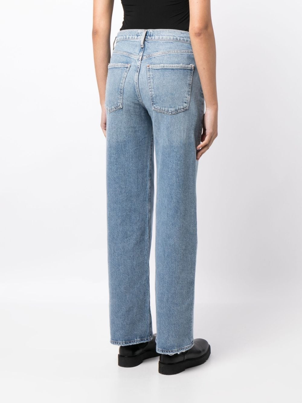 Harper mid-rise straight-leg jeans - 4