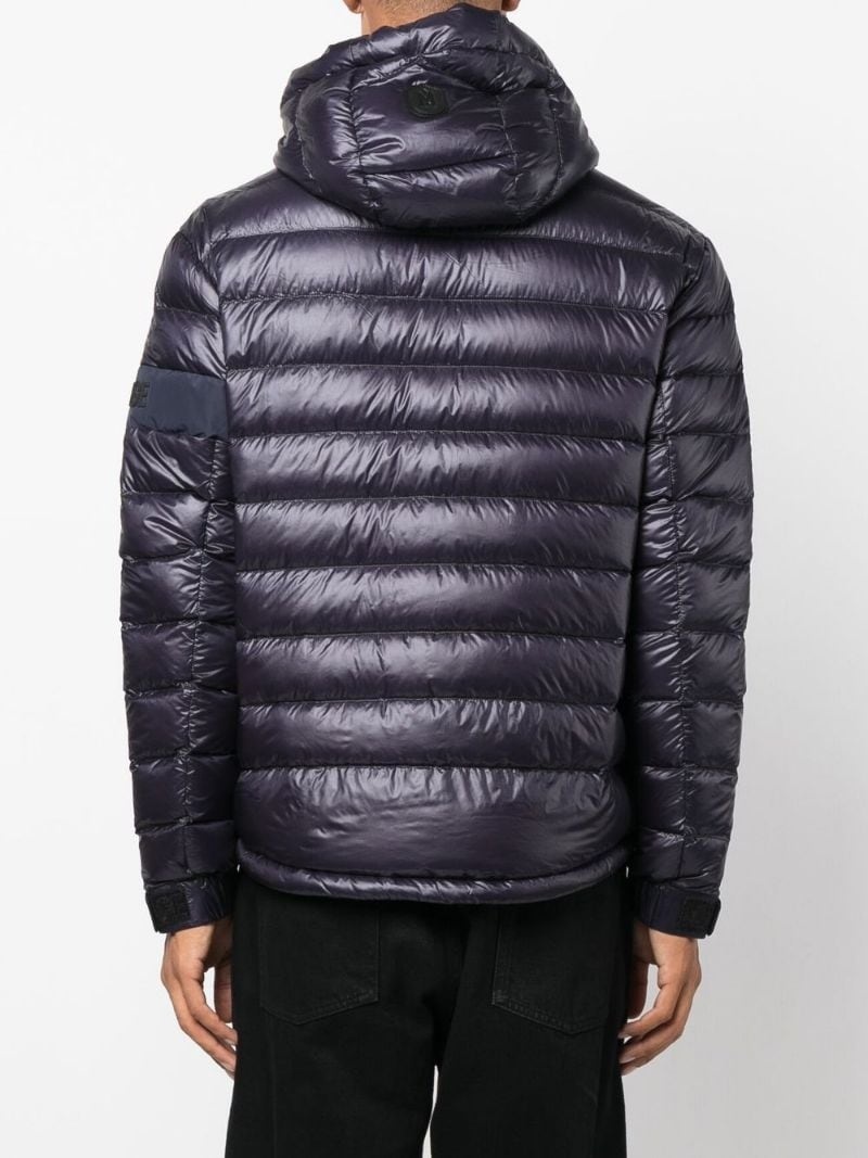padded hooded down jacket - 4