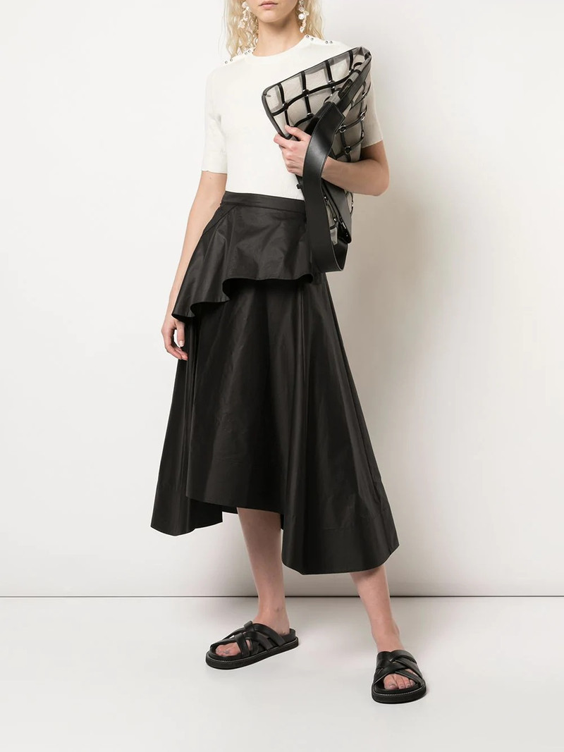 3.1 Phillip Lim button-detail ribbed T-shirt outlook