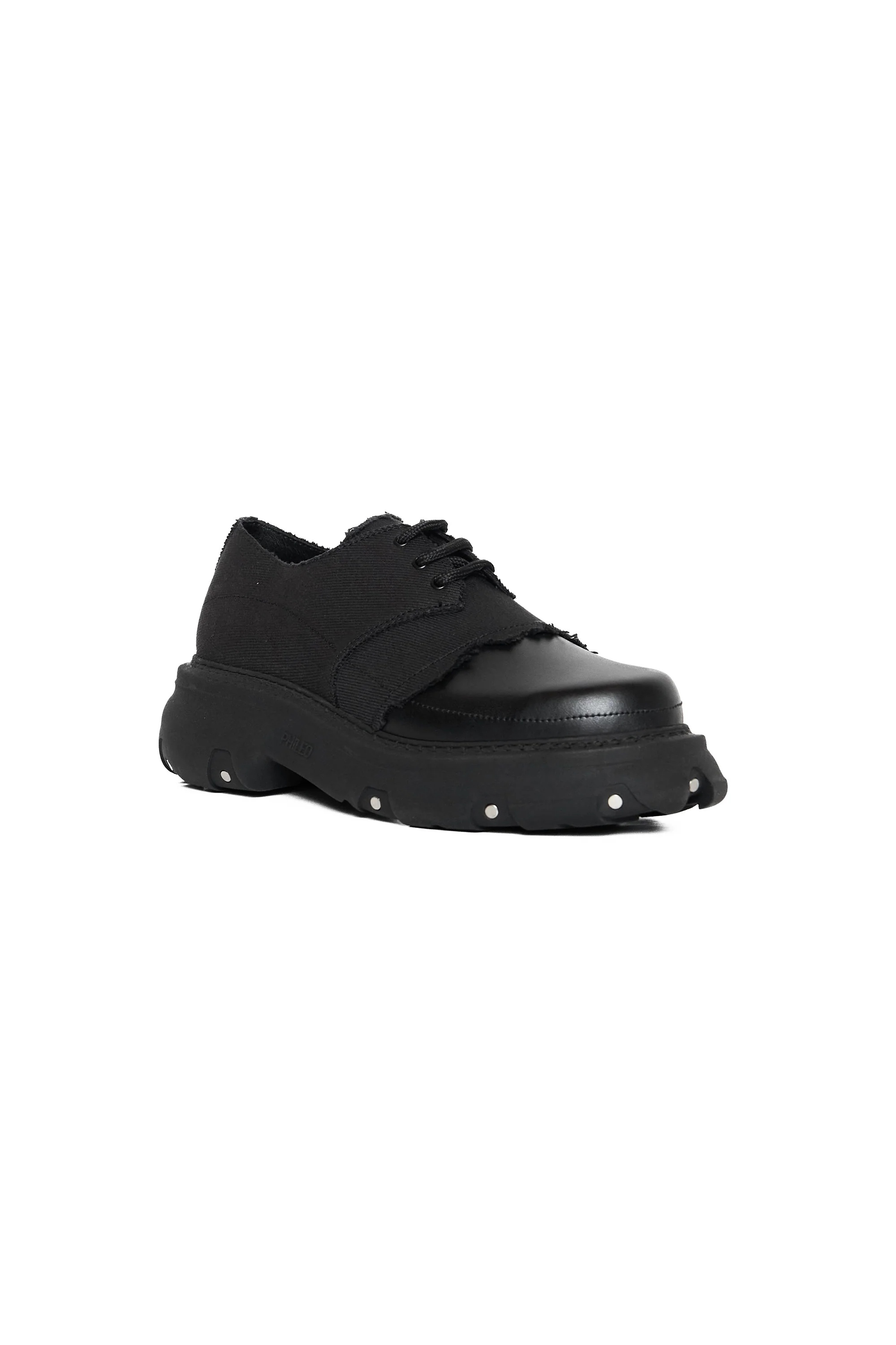 Phileo 005 Derby Scar Shoes Black - 2