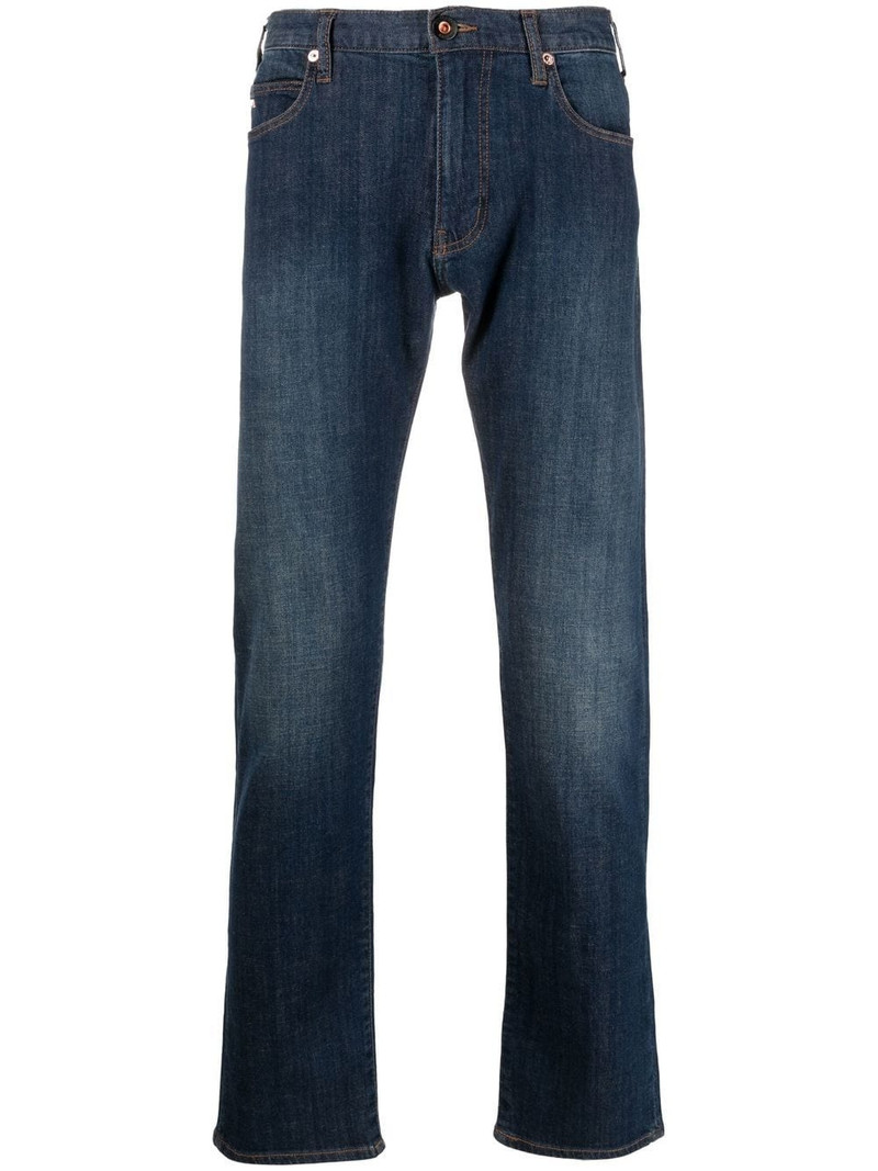 straight leg denim jeans 1
