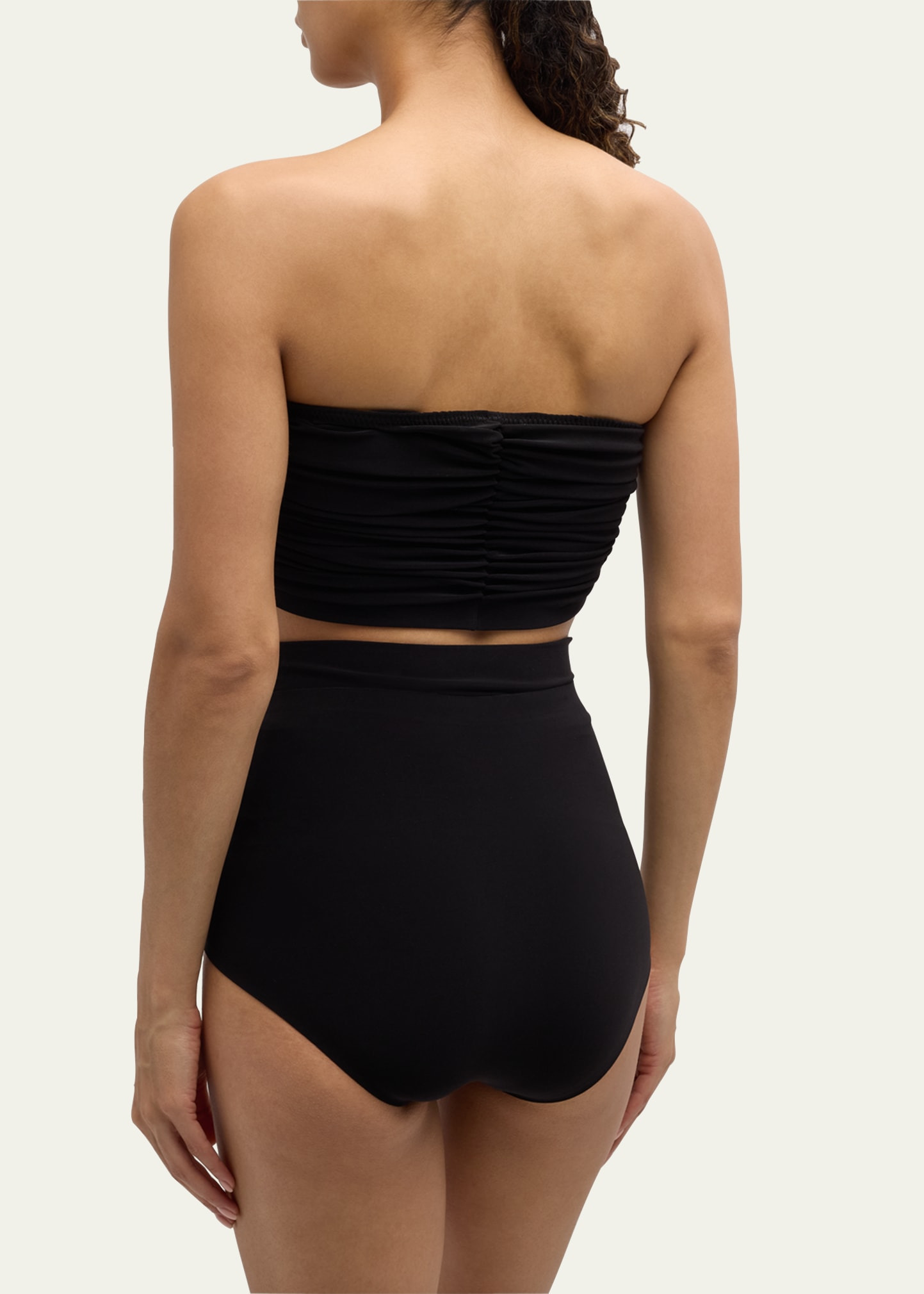 Diaper Tie-Front High-Waist Bikini Bottom - 3