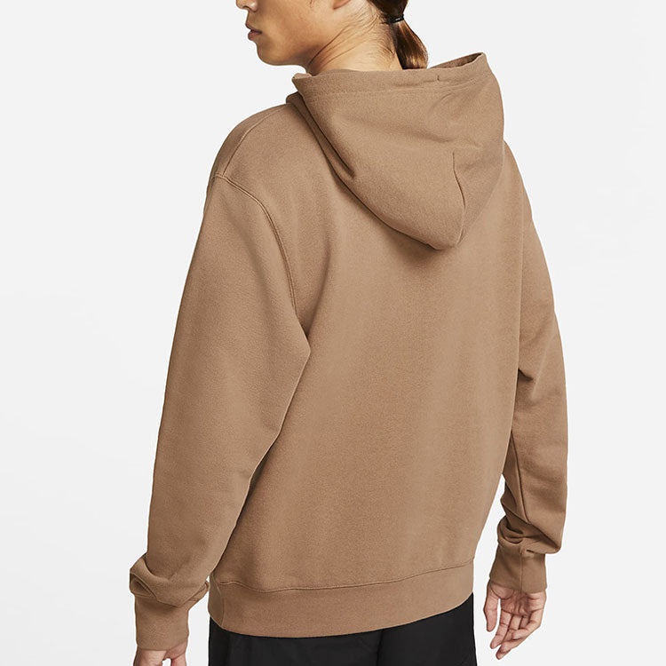Air Jordan Statement Logo Printing Casual Sports Autumn Hoodie 'Brown' DA9817-256 - 5