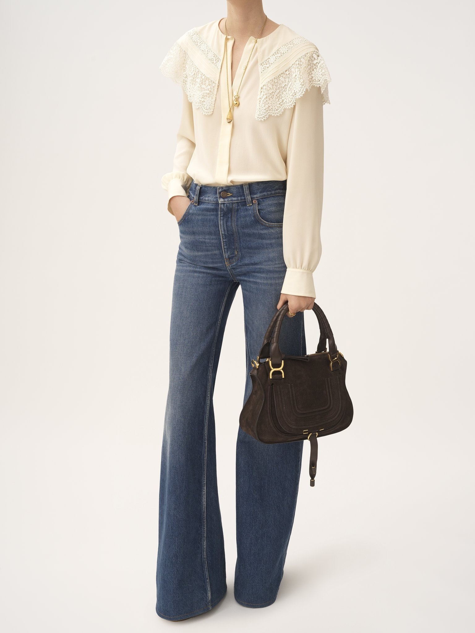 SMALL MARCIE BAG IN SUEDE LEATHER - 7