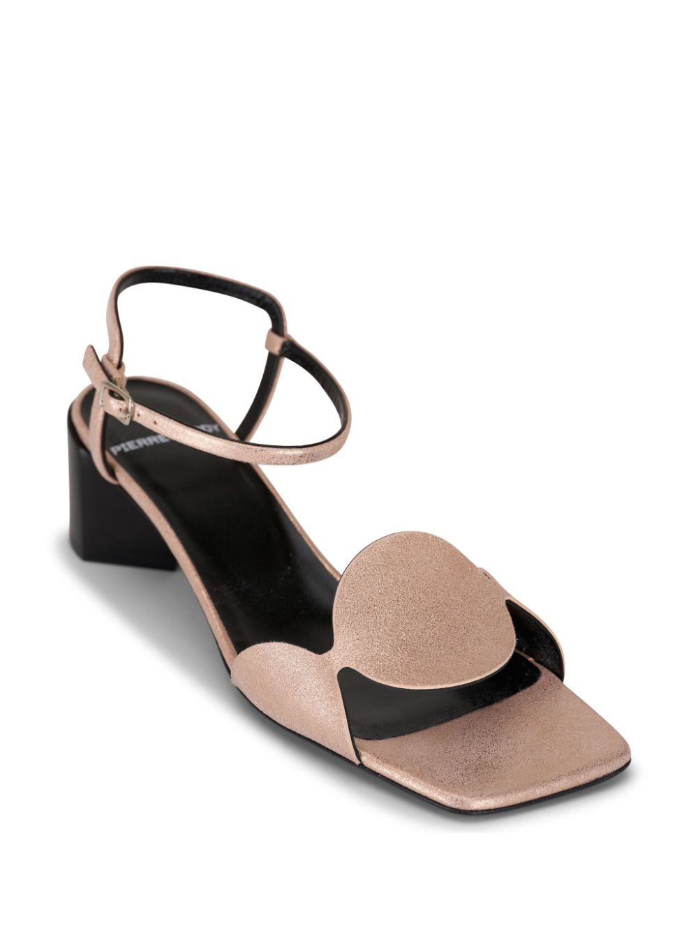 55mm circle-motif leather sandals - 2