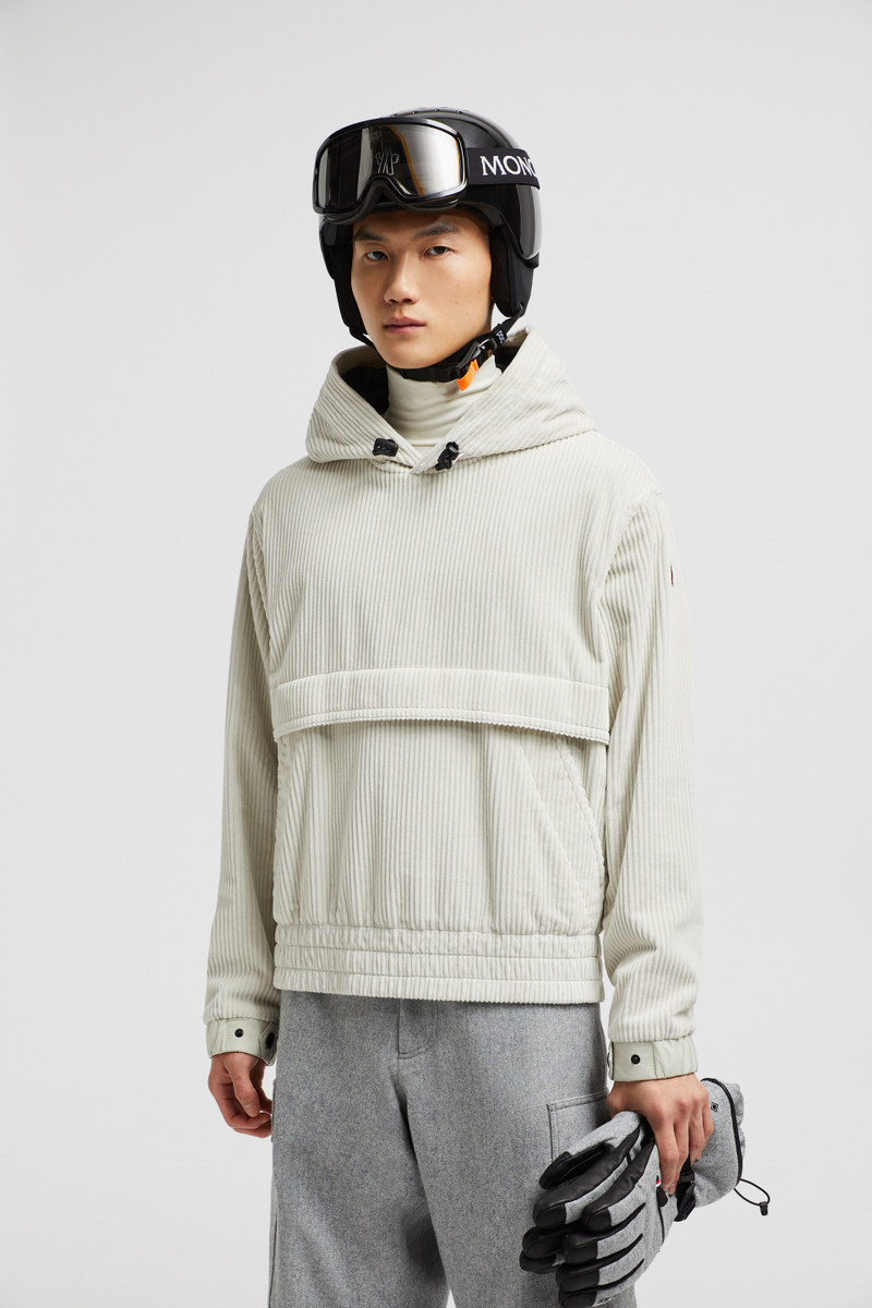 Moncler Grenoble Corduroy Hoodie outlook