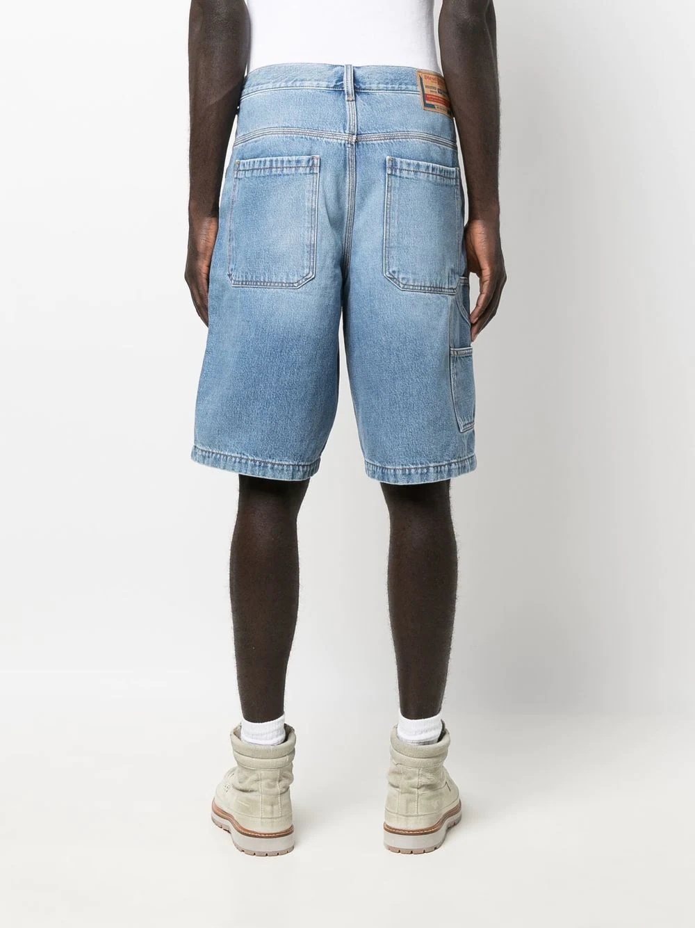 Franky-Z denim utility shorts - 4