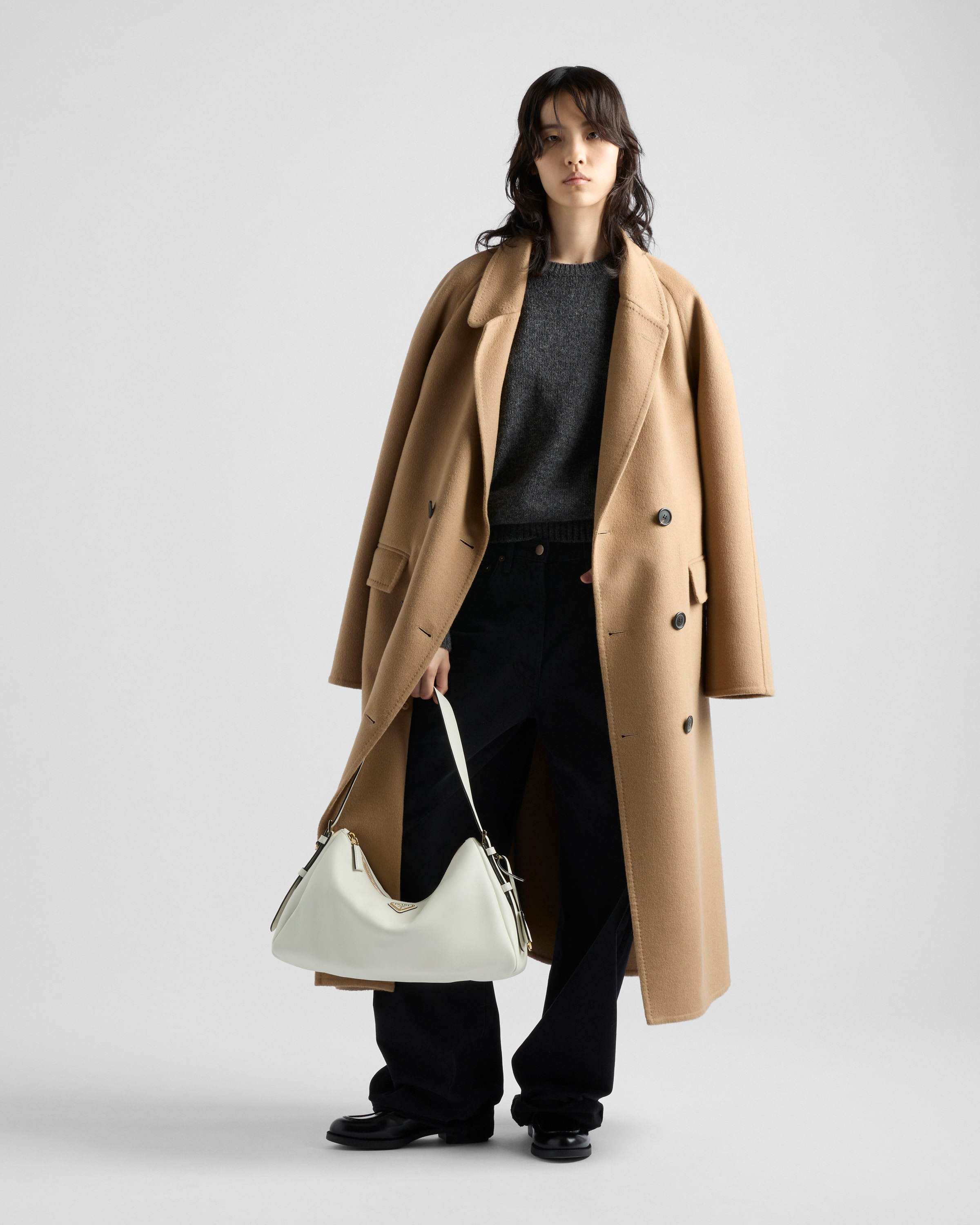 Prada Aimèe large leather shoulder bag - 7