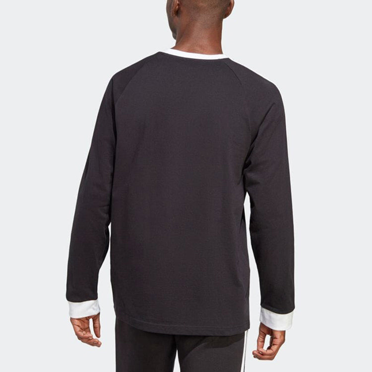 adidas Adicolor Classics 3-Stripes Long Sleeve Tee 'Black' IA4877 - 3
