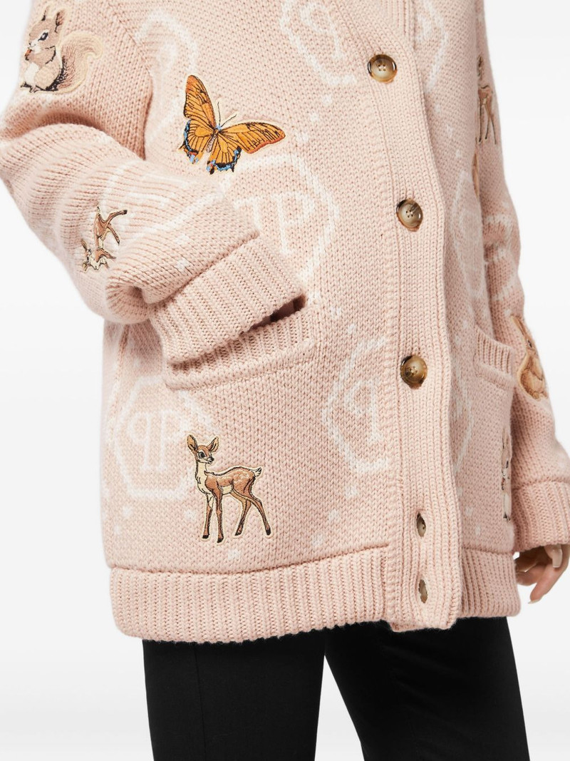 Fairy-embroidered cardigan 4