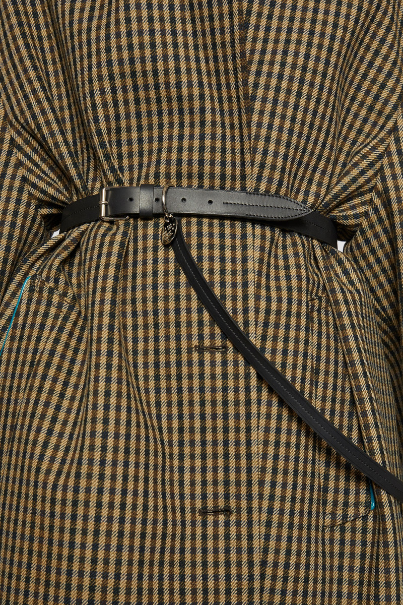 Acne Studios Harness leather belt black/pink outlook