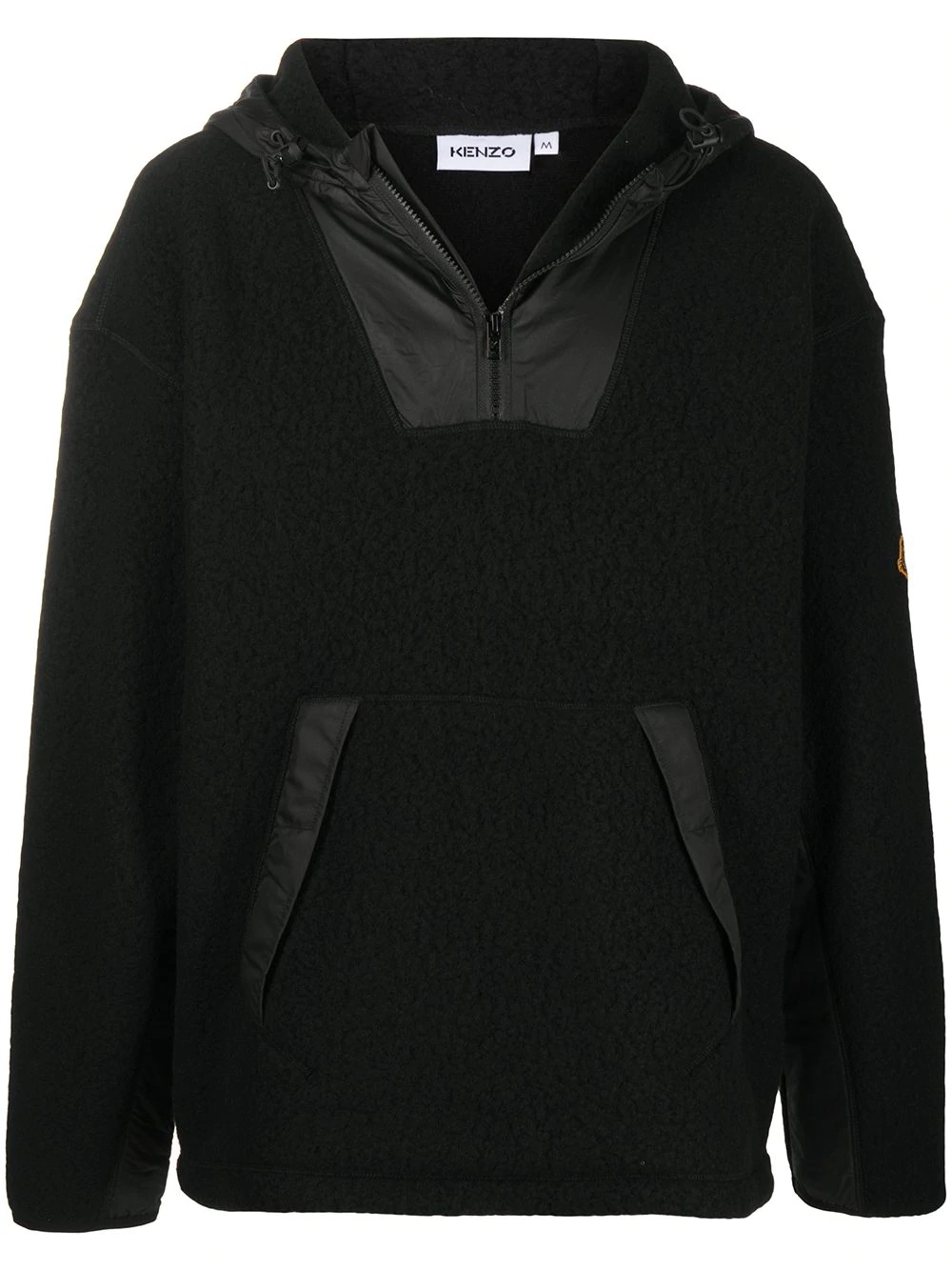 hooded fleece jacket - 1