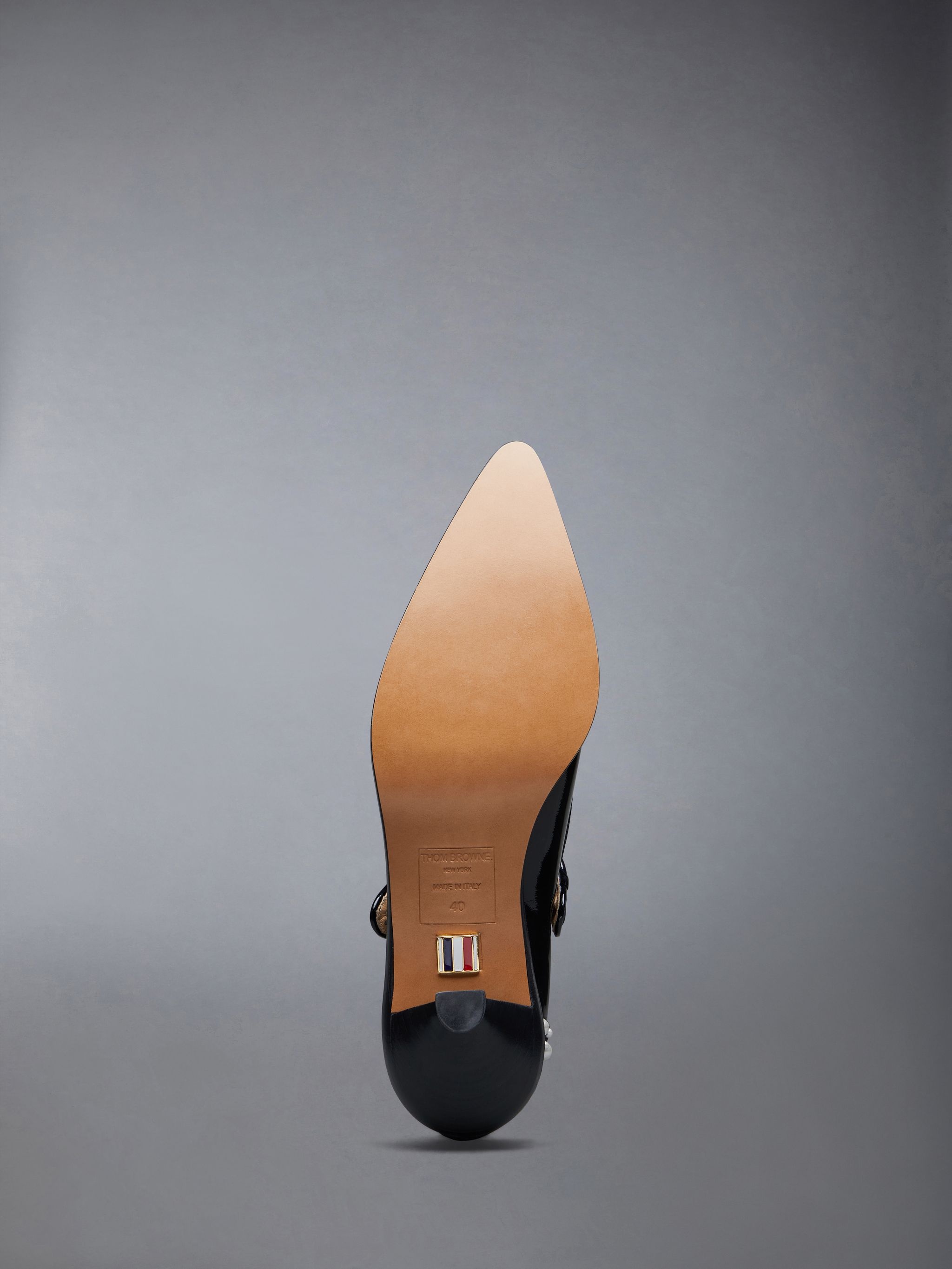 Pearled Patent Thom John Brogue - 6