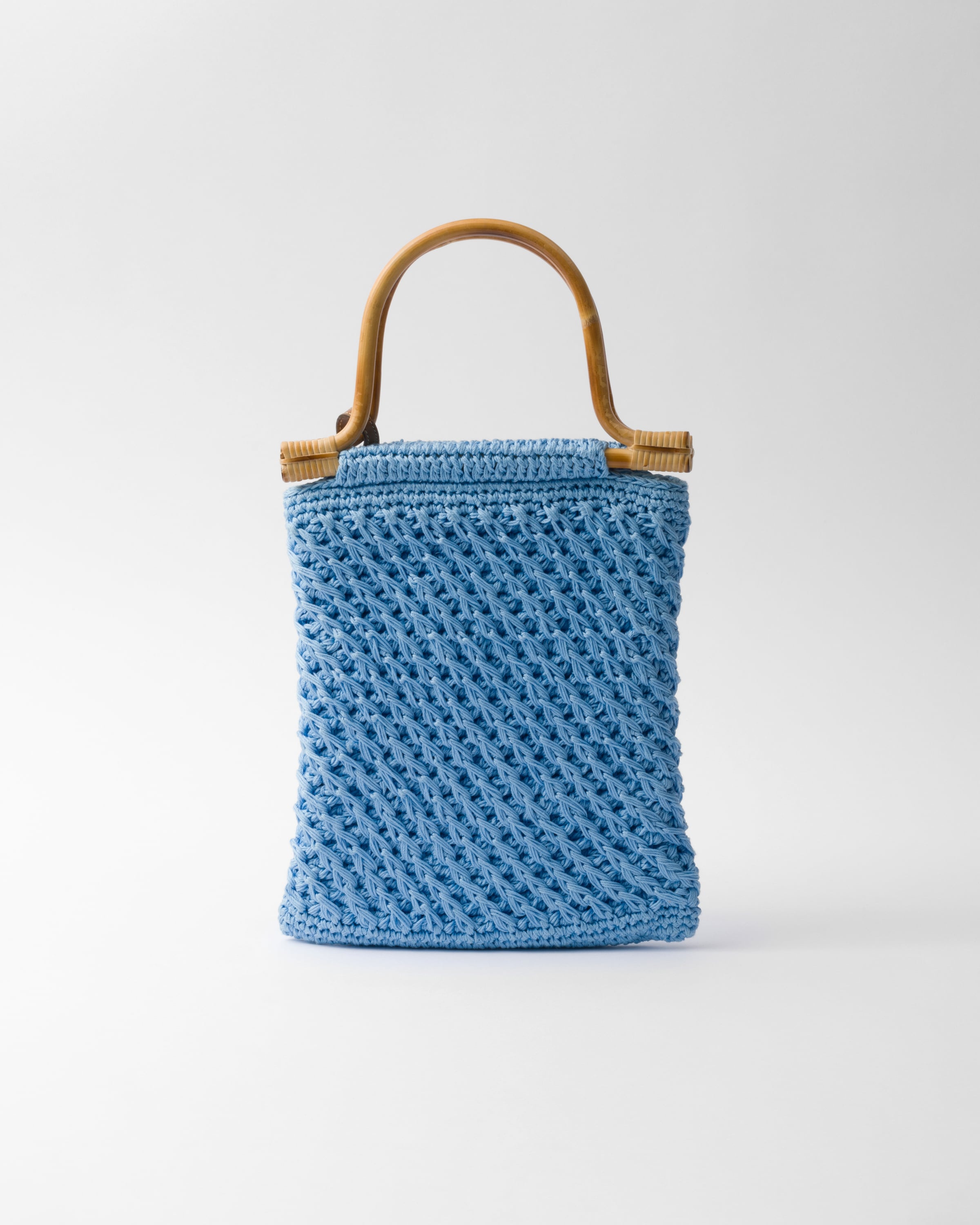 Cotton crochet mini-handbag - 4