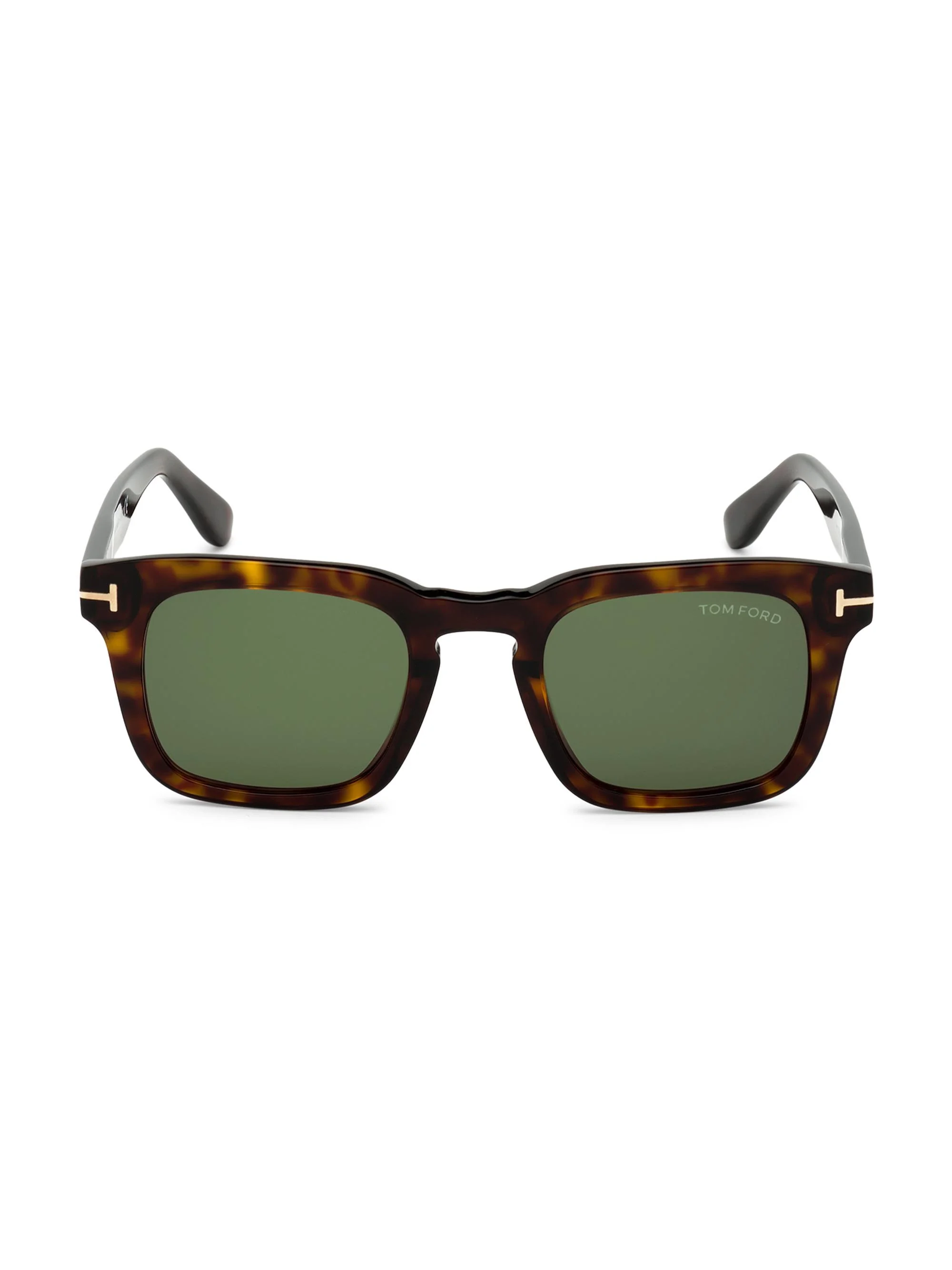 Men's Dax 50MM Square Sunglasses - Havana - 1