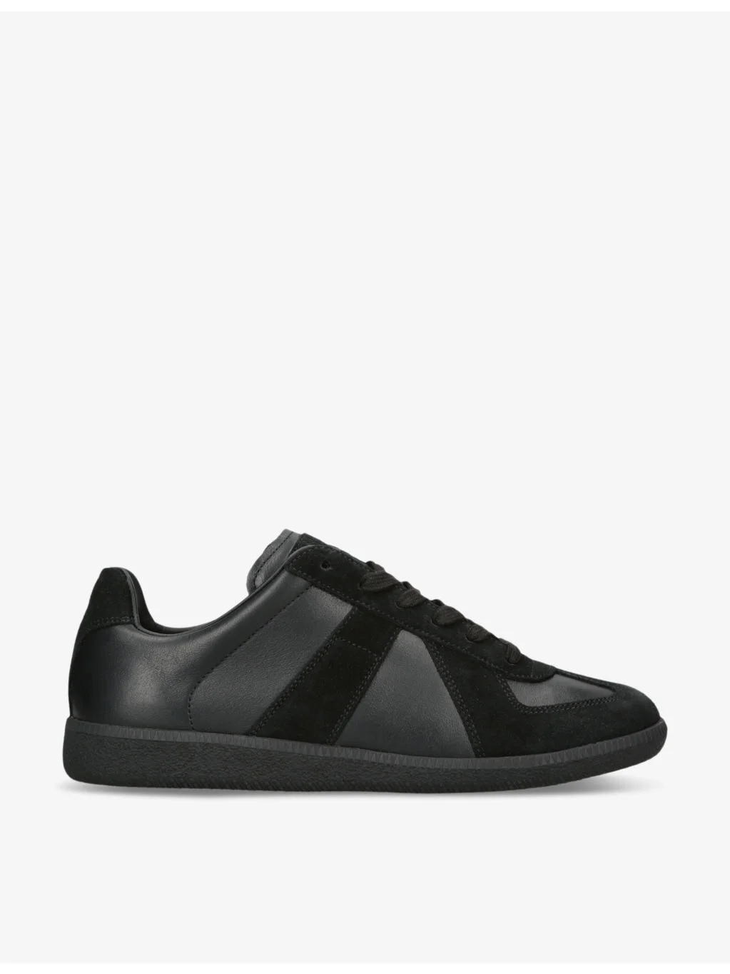 Replica panelled leather low-top trainers - 1