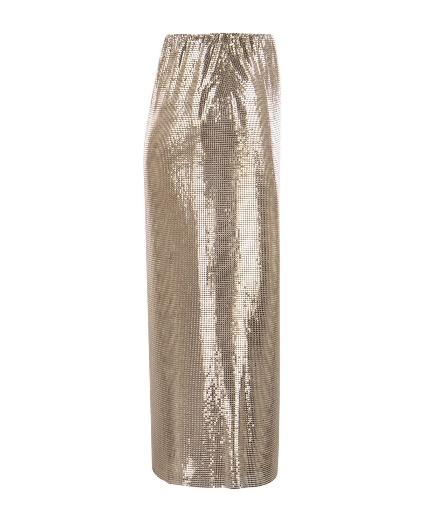 Embellished High Waist Skirt - 3