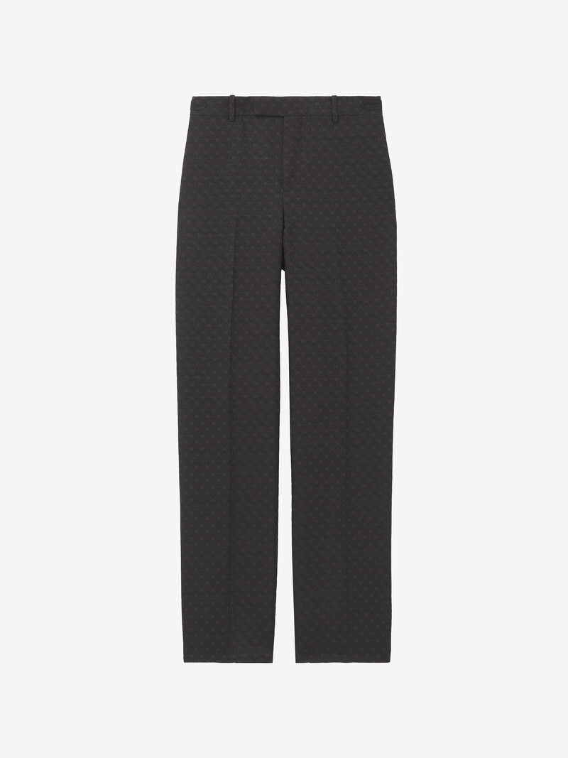 Alexander McQueen Skull Jacquard Tailored Trousers outlook