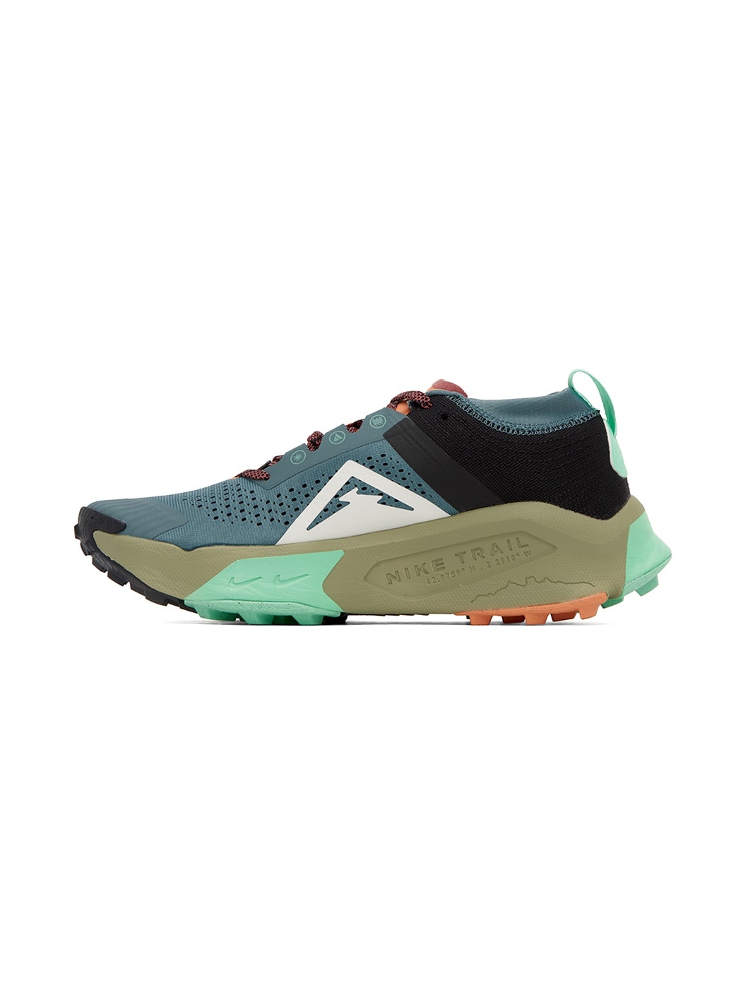 Green ZoomX Zegama Trail Sneakers - 3