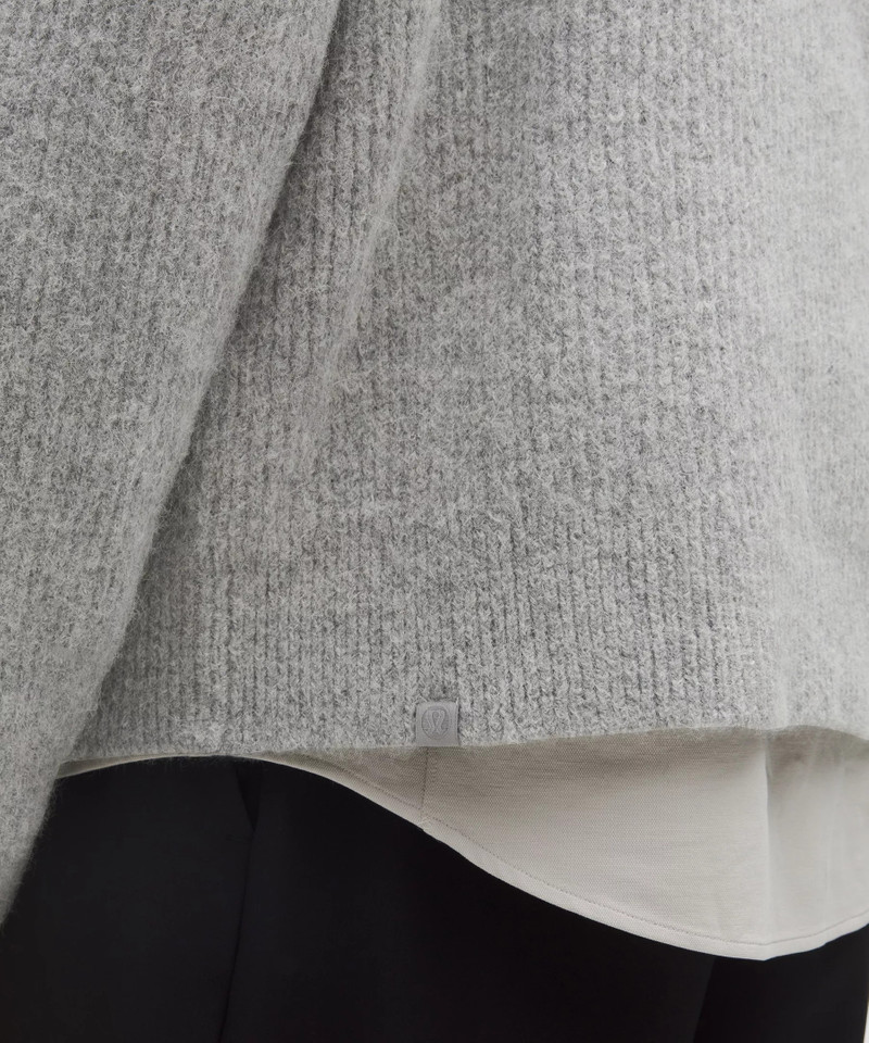 Wool-Blend Ribbed Sweater 5