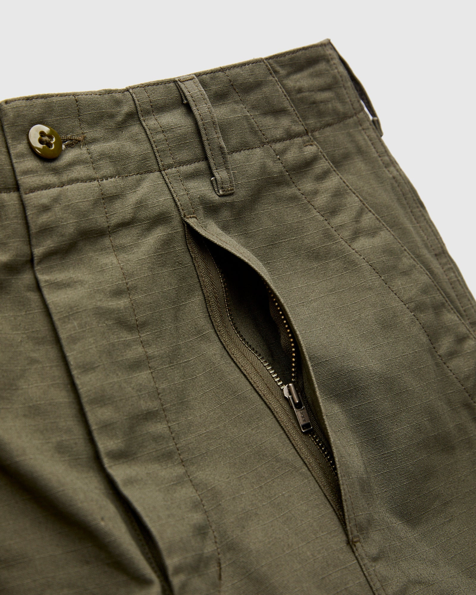 Fatigue Pants in Olive Heavyweight Cotton Ripstop - 7