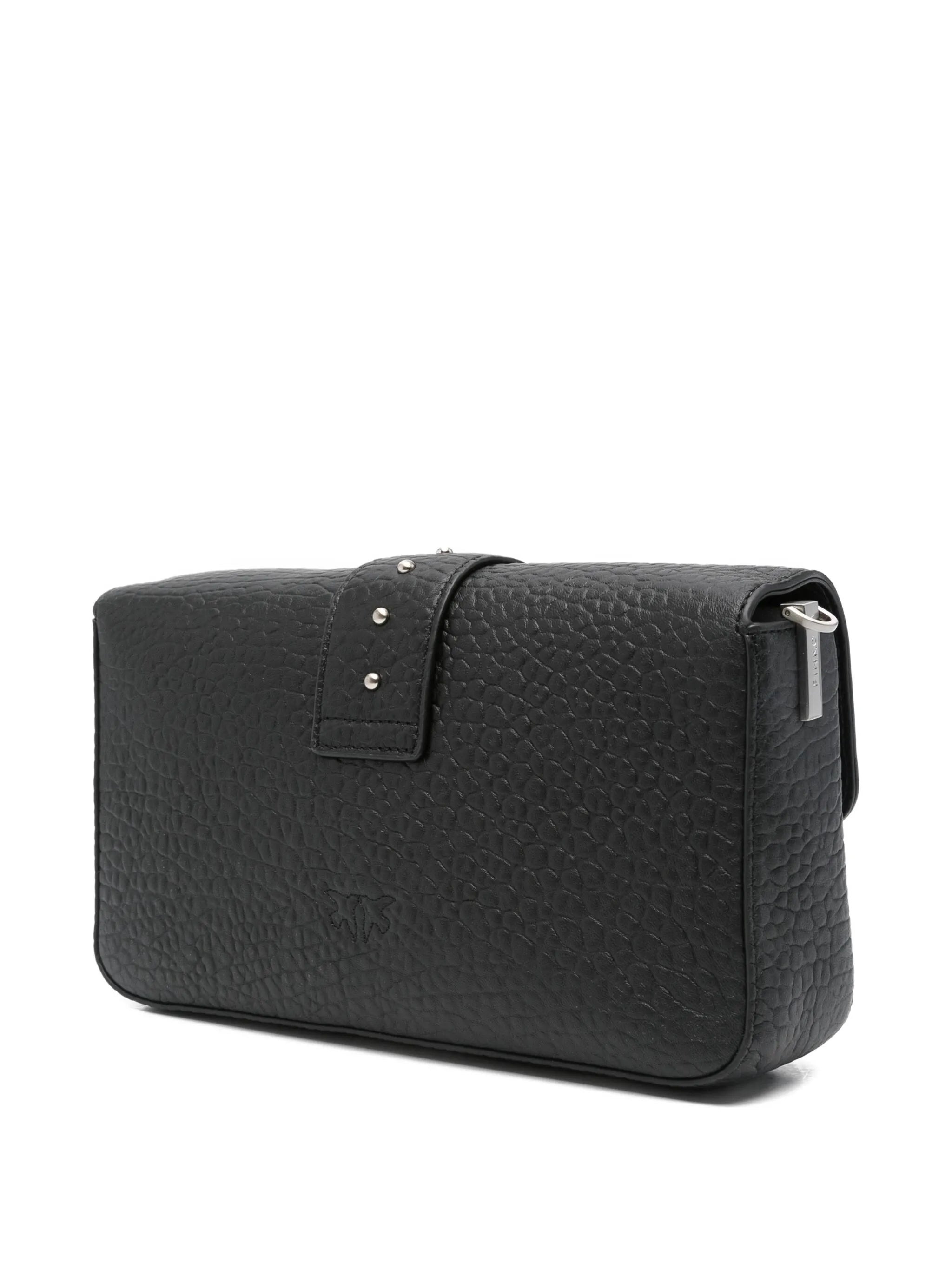 Pinko Textured-leather Shoulder Bag - 5