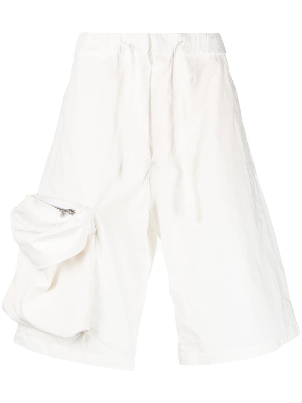 cargo-style cotton shorts - 1