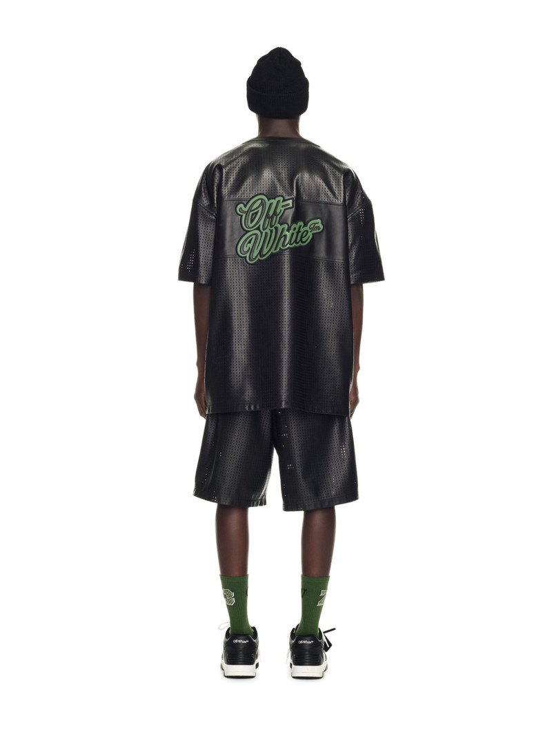 Natlover Leather Mesh Basket Shorts 4