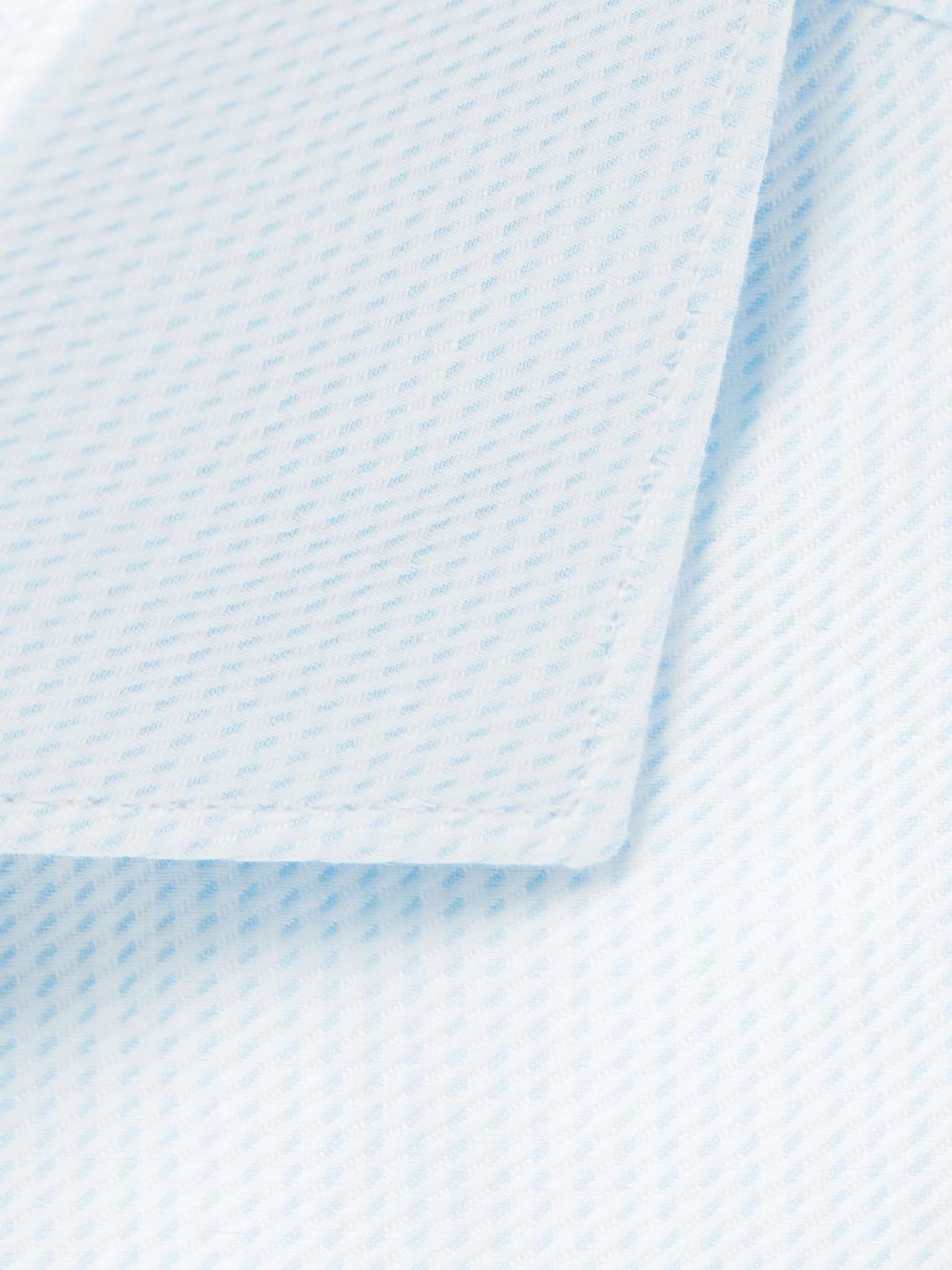 Cotton and Linen-Blend Jacquard Shirt - 5
