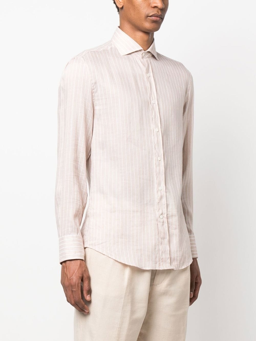 long-sleeve striped shirt - 3