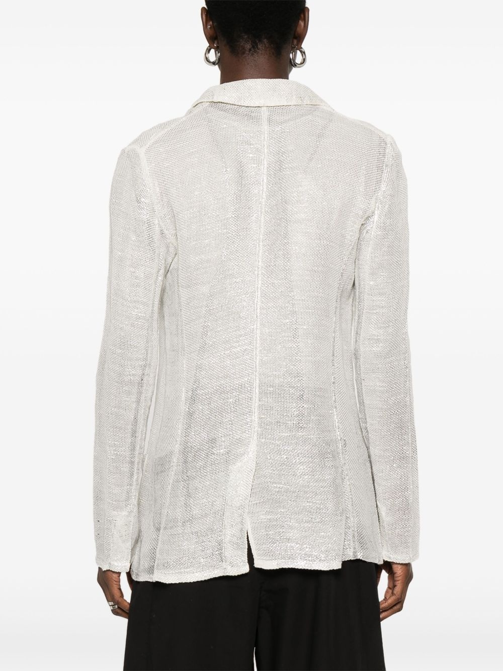 knitted blazer - 4