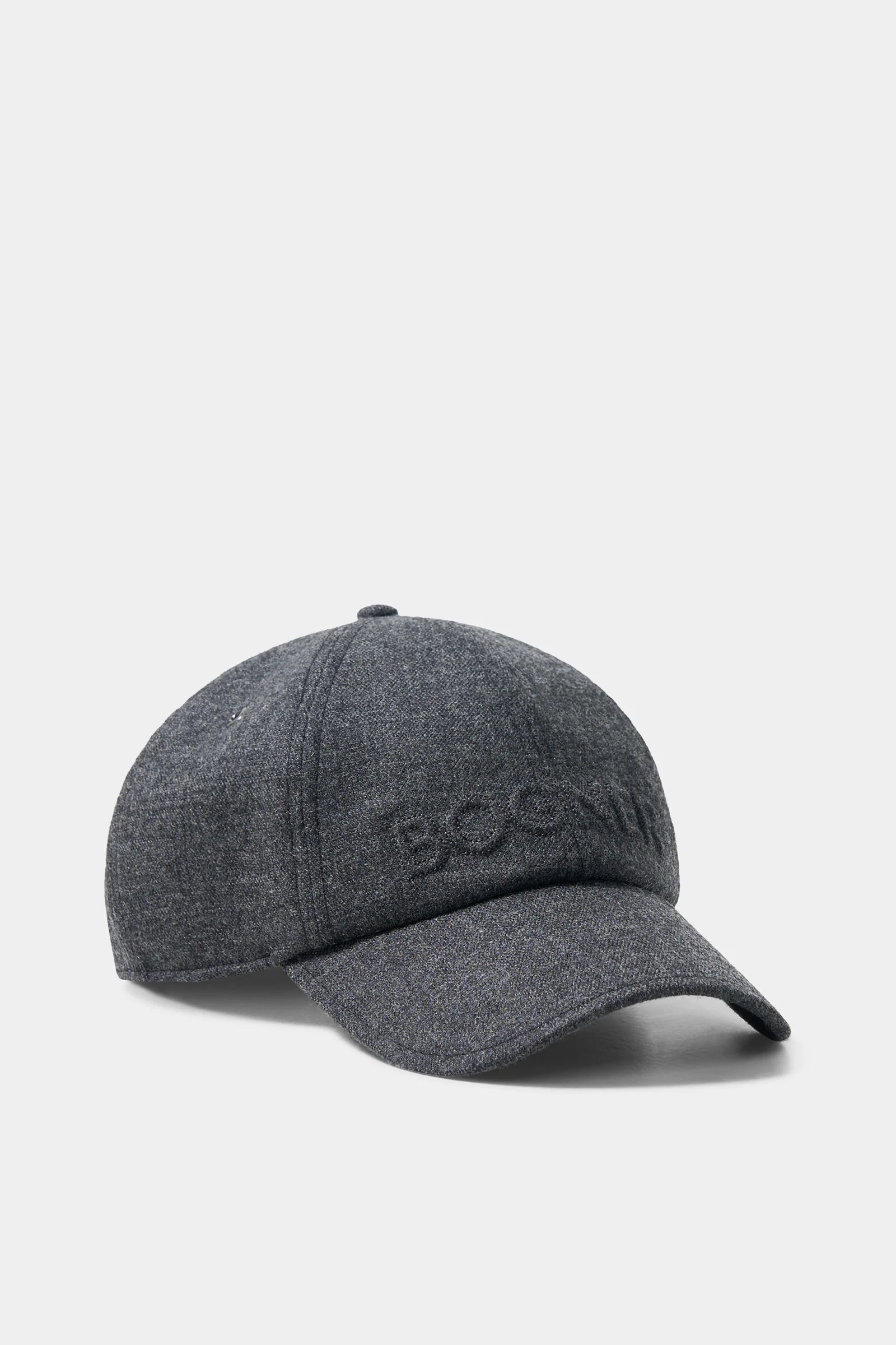 Ralf Virgin Wool Cap in Anthracite - 1