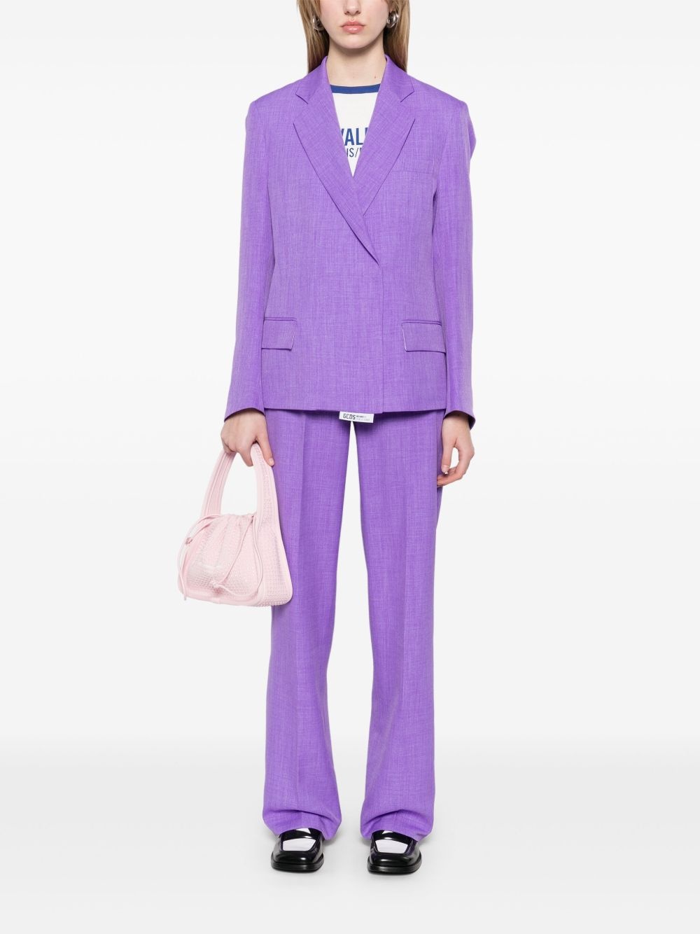 mélange-effect blazer - 2