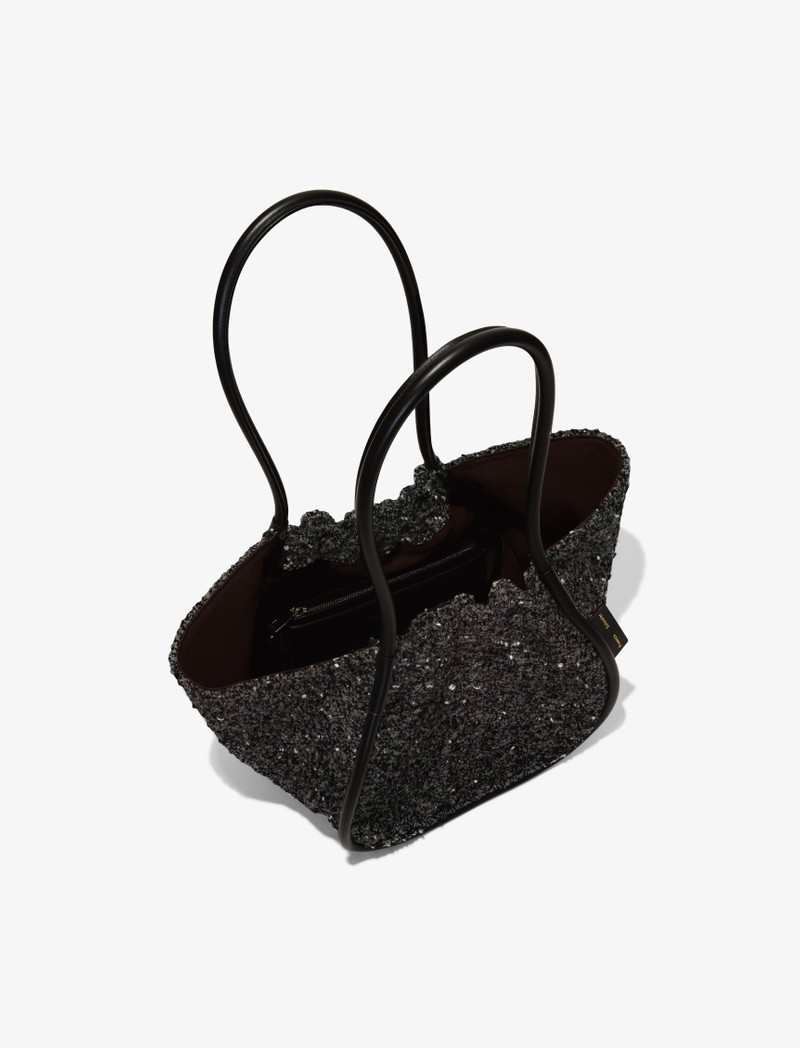 Tweed Large Ruched Tote 5