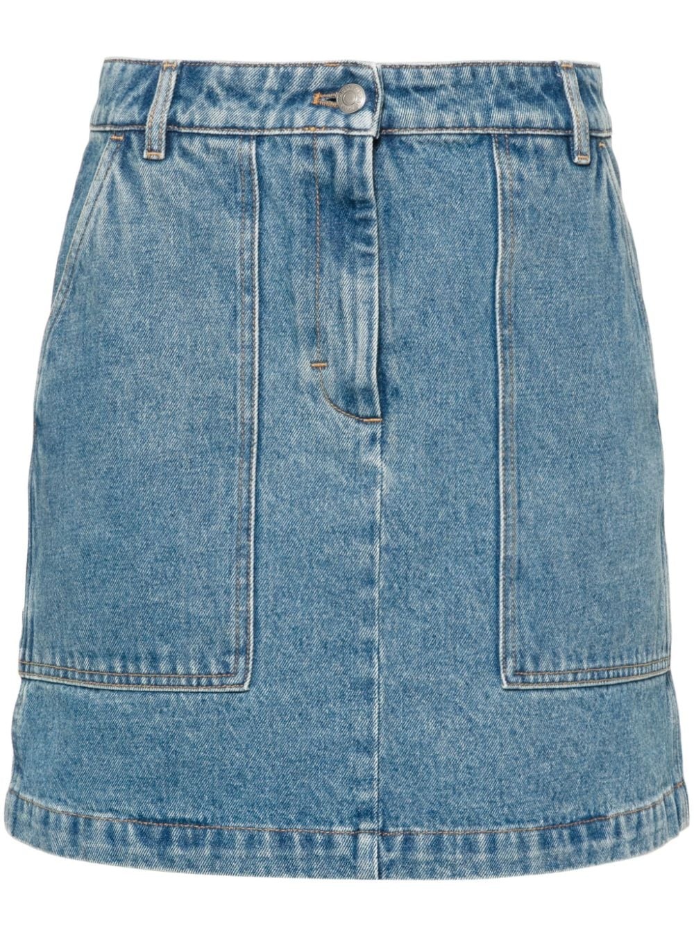 スカート MAISON KITSUNE Woman Skirt Green OW01508WW9028 0094 ow01508ww9028-0094_1.jpg