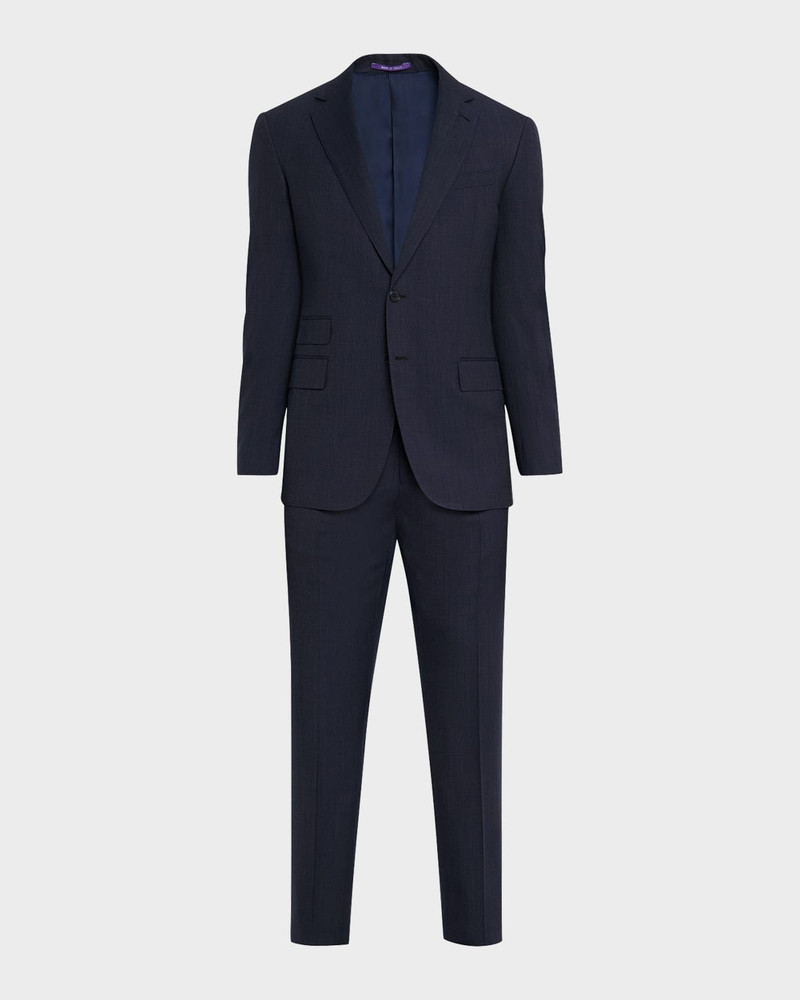 Kent Hand-Tailored Pin Dot Suit 1