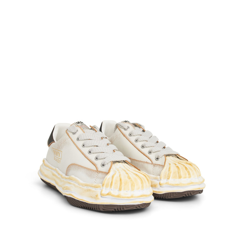 Maison MIHARAYASUHIRO Blakey OG Vintage Low Top Sneaker in White outlook